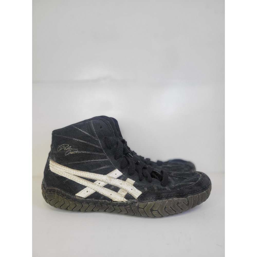 Custom 2008 Rulon Wrestling Shoes Black Gold Men's Sz 7.5 (Fit Big) Rulons‎ RARE